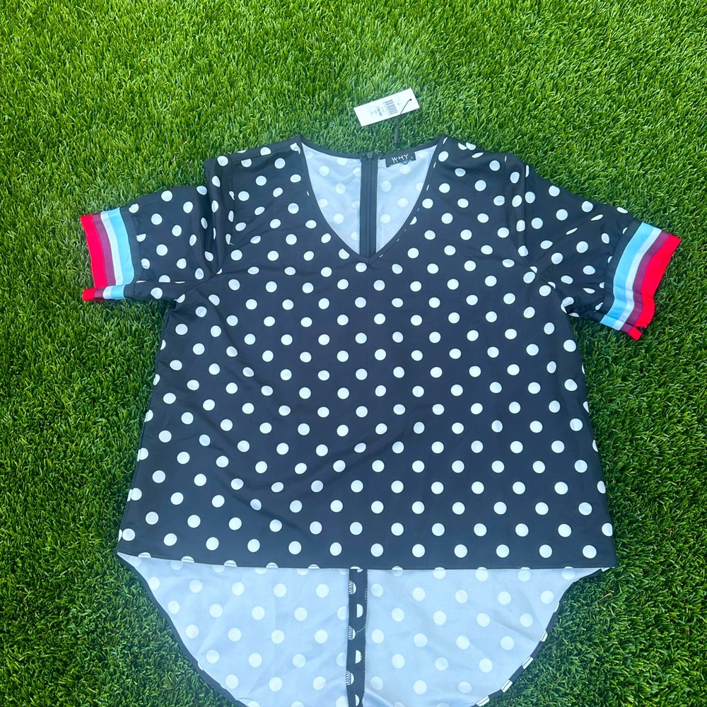 NWT Why top size large.